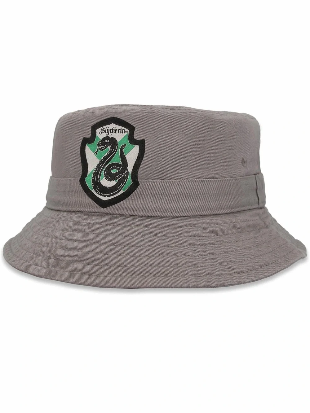 Slytherin Gray Bucket Hat with Crest - Kids
